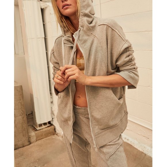 ✨FP ✨MOVEMENT Only One Hoodie / Heather Grey - Picture 7 of 13